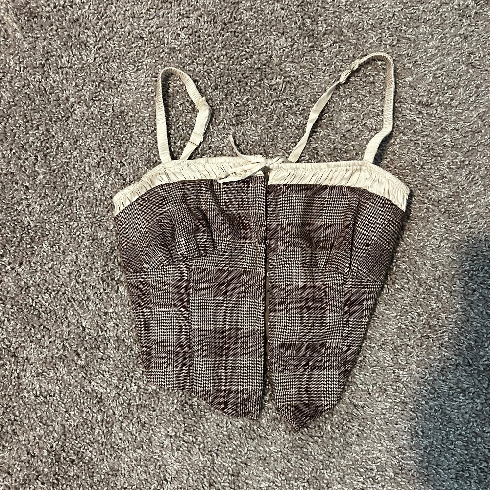 Windsor Plaid Cropped Size Small